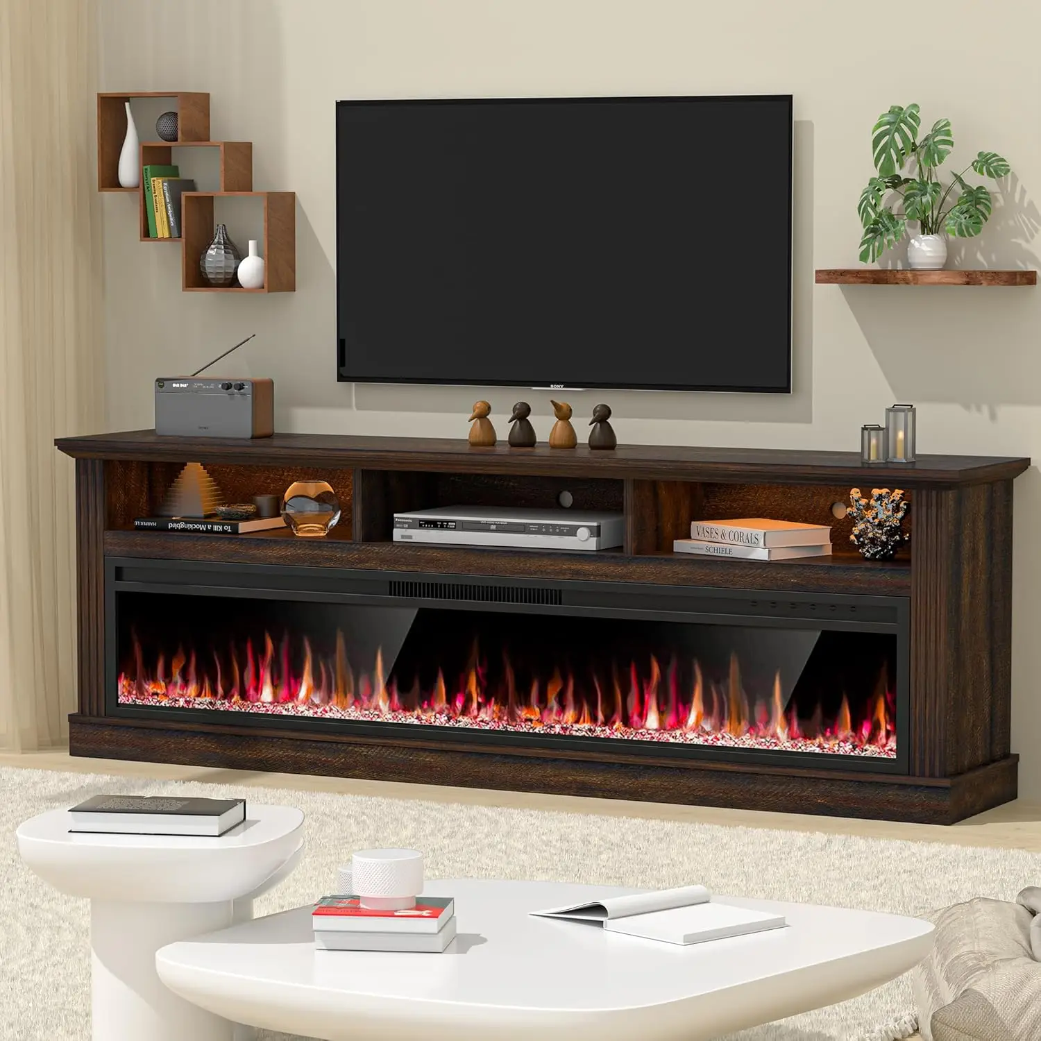 58" Fireplace Tv St…
