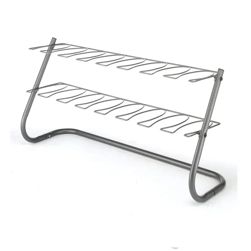Indoor wrought iron anti-dumping boot rack, indoor storage wrought iron shoe rack