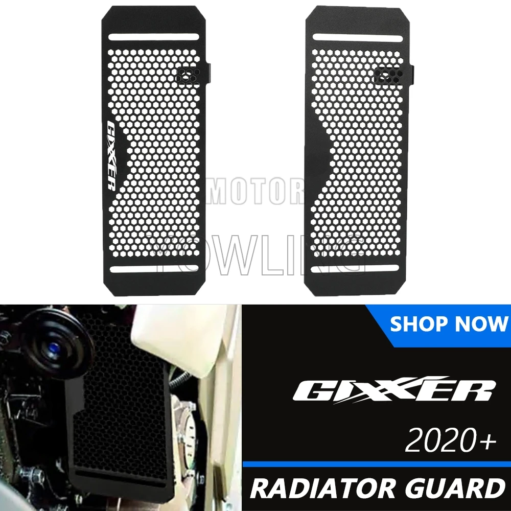

Motorcycle Radiator Grille Guard Cover Oil cooler core protector For Suzuki Gixxer 250 GIXXER SF250 SF 250 2020-2023 2024 2025