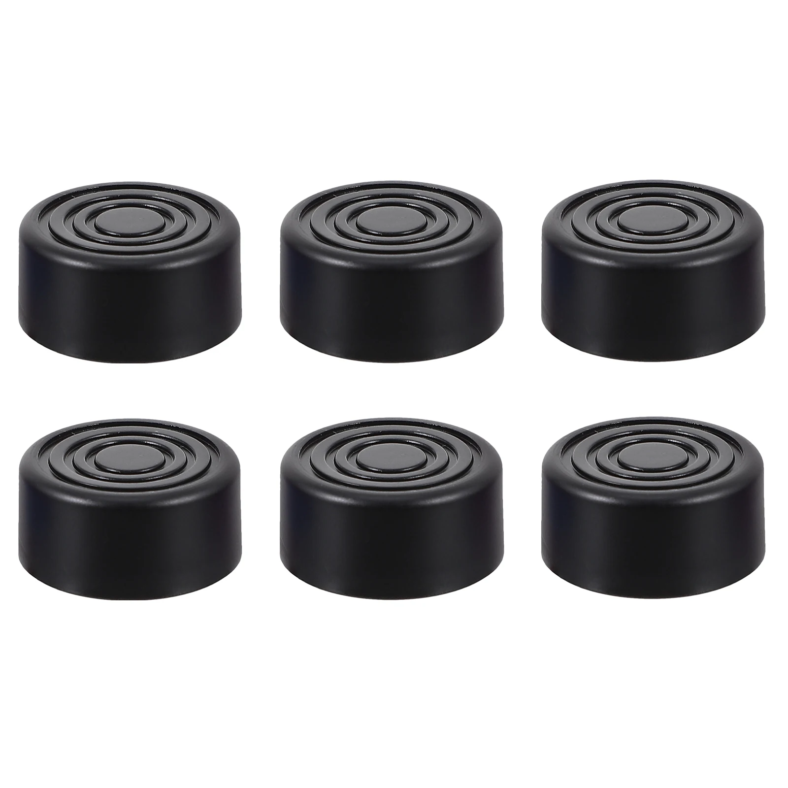 

6 Pcs Extension Cord Effect Pedal Cap Guitar Plastic Black Knob Transparent Caps