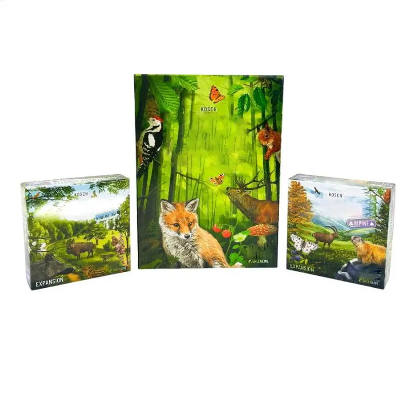 

Английская версия Forest Shuffle, стратегическая социальная вечеринка, карточная игра, настольная игра для многопользователя, тема природы, повседневные развлечения для 2-5 игроков