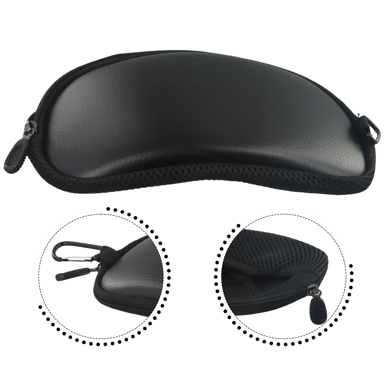 

Practical Ski Goggle Protector Case Waterproof Cool With Zipper Eyeglasses Case Easy To Carry Sports Glasses Cases For Outdoor