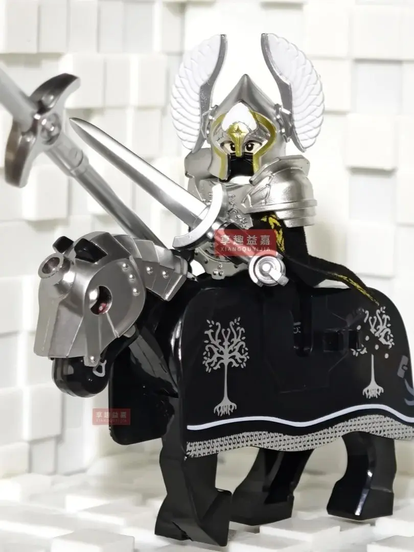 Jouets pour enfants, série Lord Rings, figurines d'action, soldats Gondor, figurines militaires médiévales, blocs de construction, cadeaux d'anniversaire pour garçons