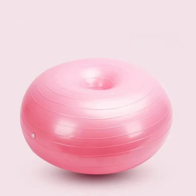 

YTYIN Custom Soft Massage Yoga Ball Inflatable Pink Yoga Ball Big Exercise Gym Yoga Ball