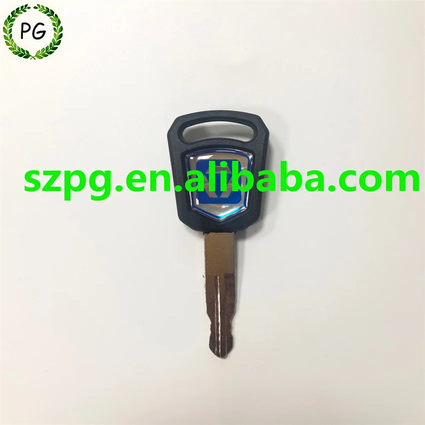 10 pces chave de ignição para a máquina escavadora xcmg xe75da xe60d xe215 xe200 interruptor de ignição fechadura da porta