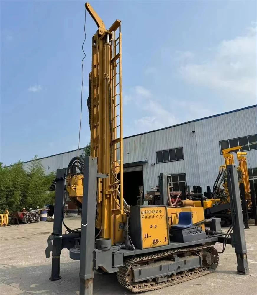 Dual Purpose Water Well Drill 100-400m Portable Air Water Drilling Rig Crawler Core Drilling Machine