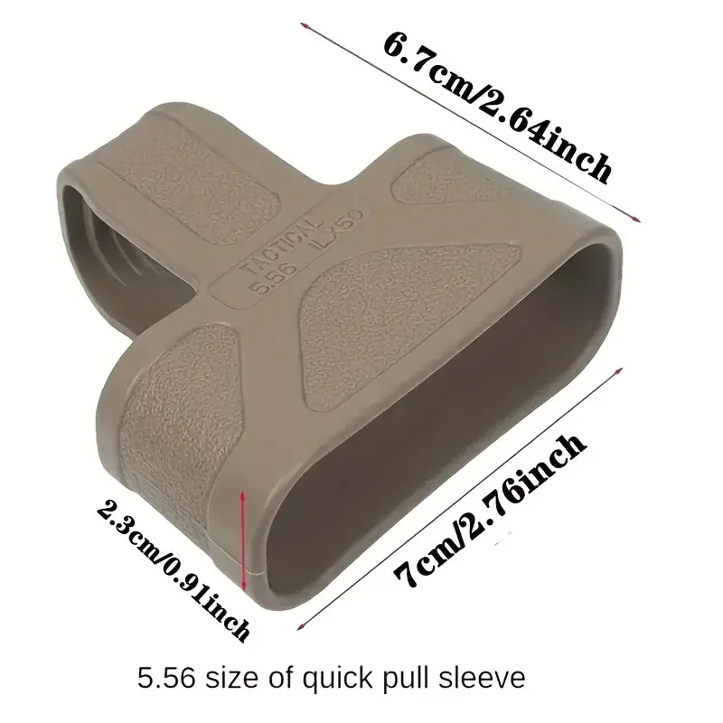 مقابض مطاطية لمجلة M4 سريعة السحب مقاس 5.56 مم تناسب حامل المجلات ملحقات الصيد