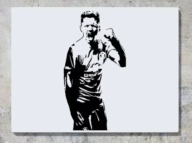 Alexis Sanchez Chilean Chile   Football soccer  Bedroom Living Room Decal Wall Art Sticker  Decor  removable  self-adhesive