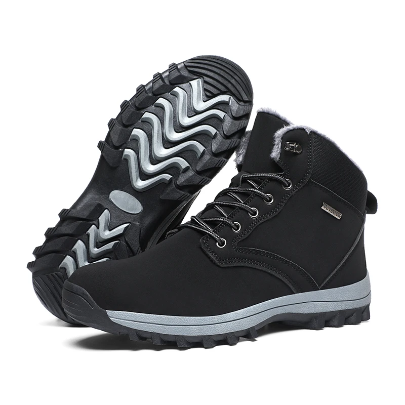

Мужские и женские зимние ботинки, зимняя обувь, устойчивая плюшевая теплая одежда, хлопковая повседневная обувь высшего качества, утолщенная уличная обувь на массивной подошве, высокое качество
