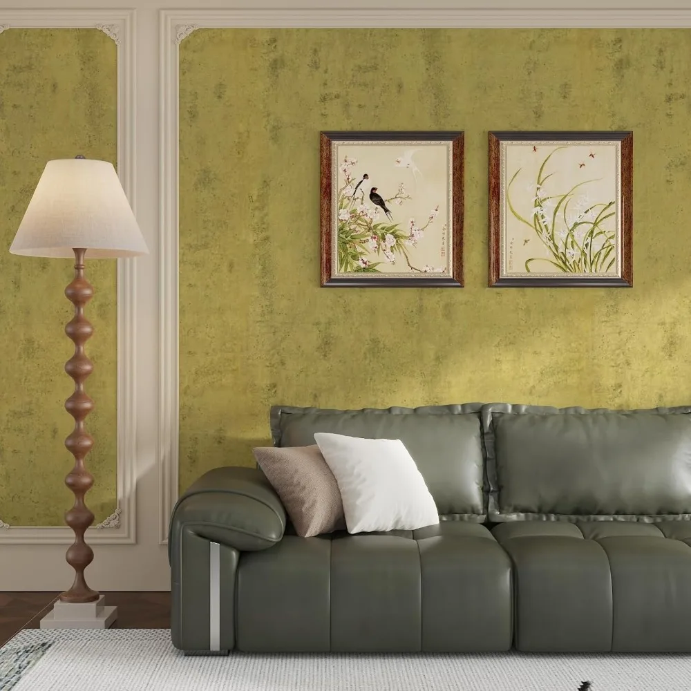 ورق جدران قابل للتقشير واللصق من رقائق الذهب العتيقة - فينيل غير لامع مقاوم للماء ثلاثي الأبعاد لمظهر الخرسانة العتيقة