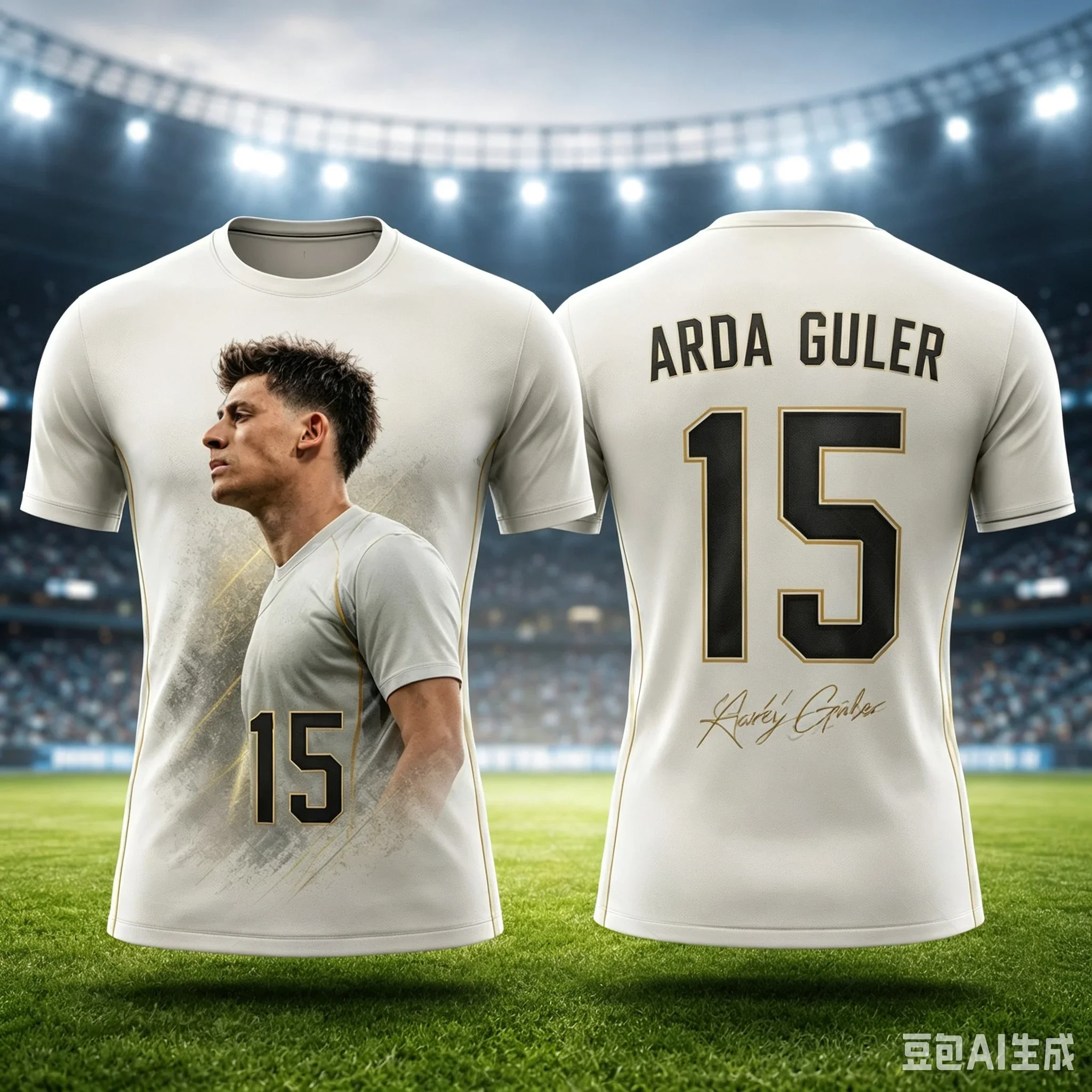 2026 Sommer-Sonderangebot Arda Güler Fußballtrikot Premium 3D-Druck Fußball-Fan-Shirt Atmungsaktiv Schnelltrocknend Sport Y2k – Detail 3