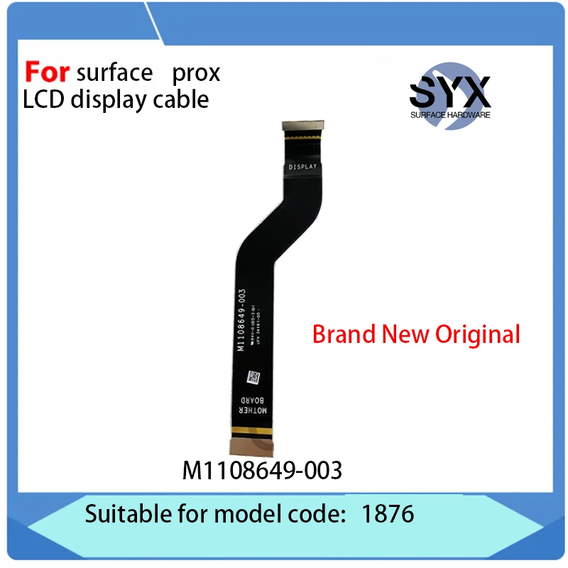 For Microsoft Surface ProX LCD Flat Cable LCD Display Cable Flat Cable M1108649-003 1876 Brand New Original