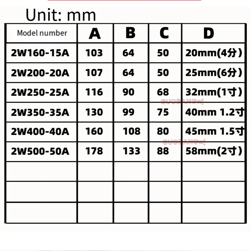 1~3PCS 2W 4 Points Gas valve 6 Points 1 inch All Copper Valve 2 inch Water Gas Natural Explosion-proof Solenoid Valve12V24V220V