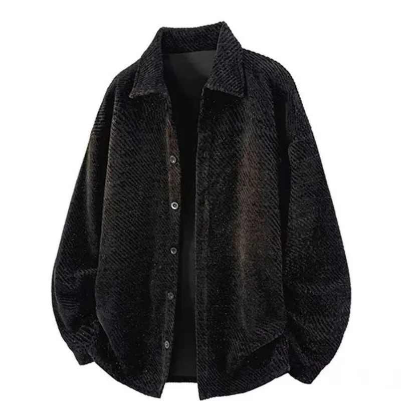 Zebra Pattern Small Fragrant Jacket Men's Spring Autumn American Handsome Heavy Top Trendy Brand Loose Casual Jacket