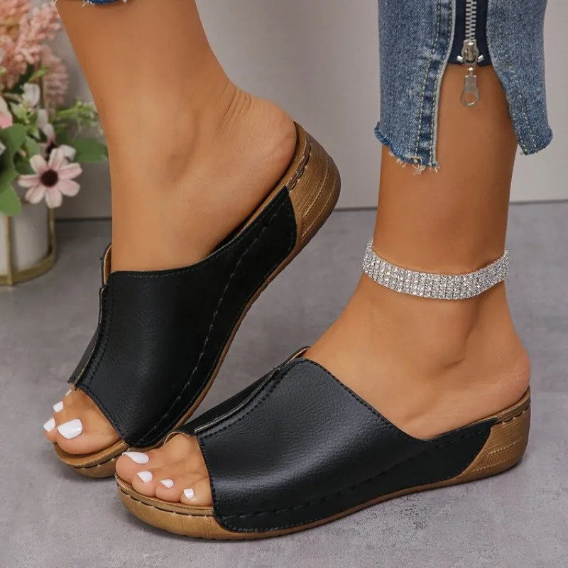 Frauen Sandalen Casual Heels Sandalen Für Sommer Schuhe Frau Keile Mit Hohen Absätzen Alias De Mujer Leichte Sommer Schuhe Frauen