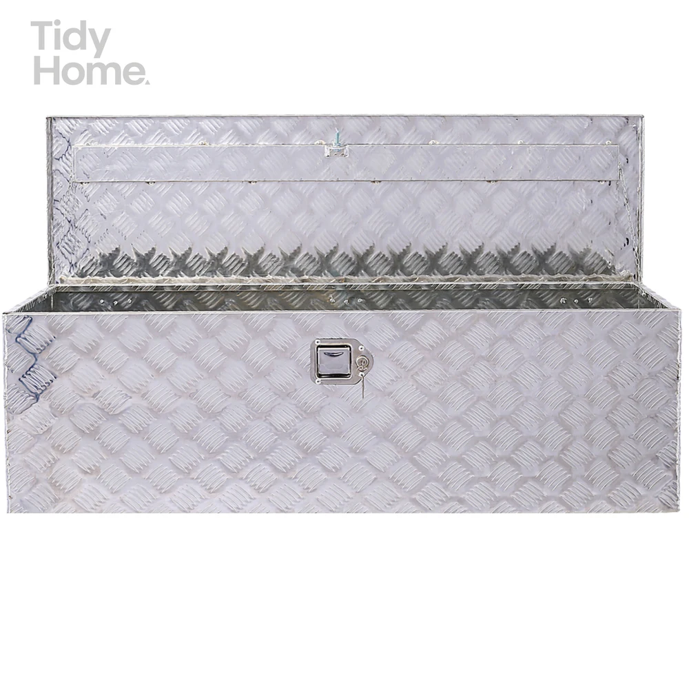 

48inch Aluminum tool box, heavy duty truck bed tool box, outdoor trailer pickup storage tool box, RV storage underbody box