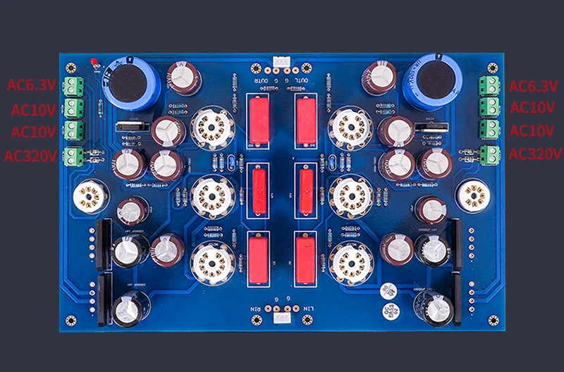 مرجع JADIS JP200 12AX7/ECC83 أنبوب مضخم الصوت المنزلي اللوحة النهائية وPCB #4