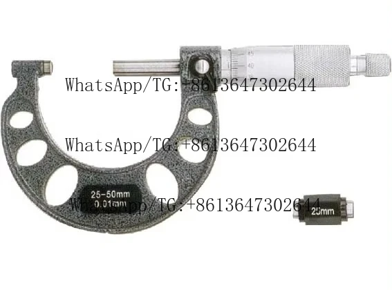 

390-25 0-25mm U Shaped DIY Outside Micrometer Instrument
