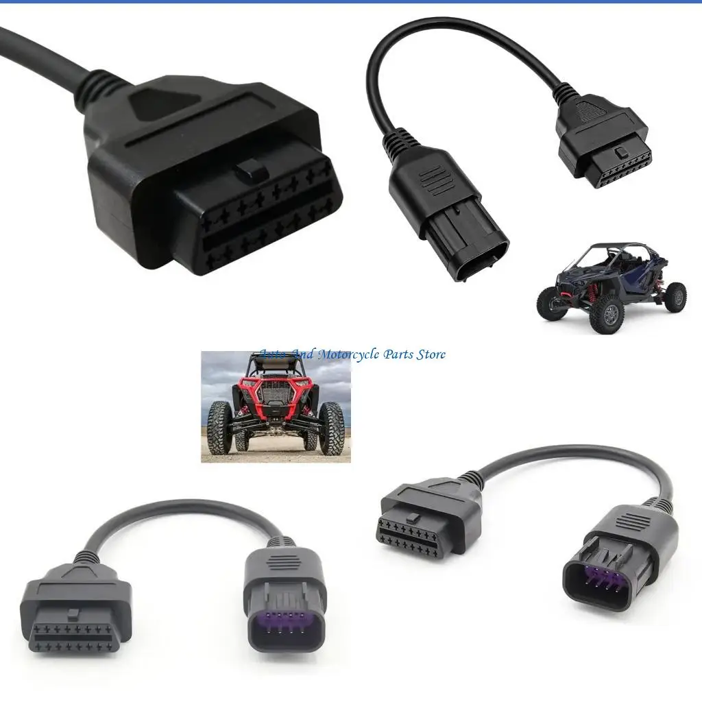 

P9FD Upgrades 8 Pin Pin OBD2 Diagnostic Cable Adapters for