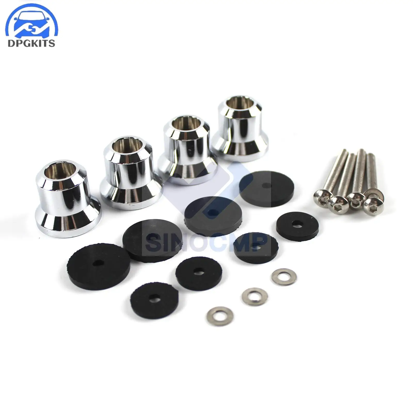 

DPGKITS 5/8" Luggage Rack Risers Complete Kit For Honda Goldwing GL1800 Models 2001-2017 F6B 2013-2017 Gold Wing Tour 2018-2020
