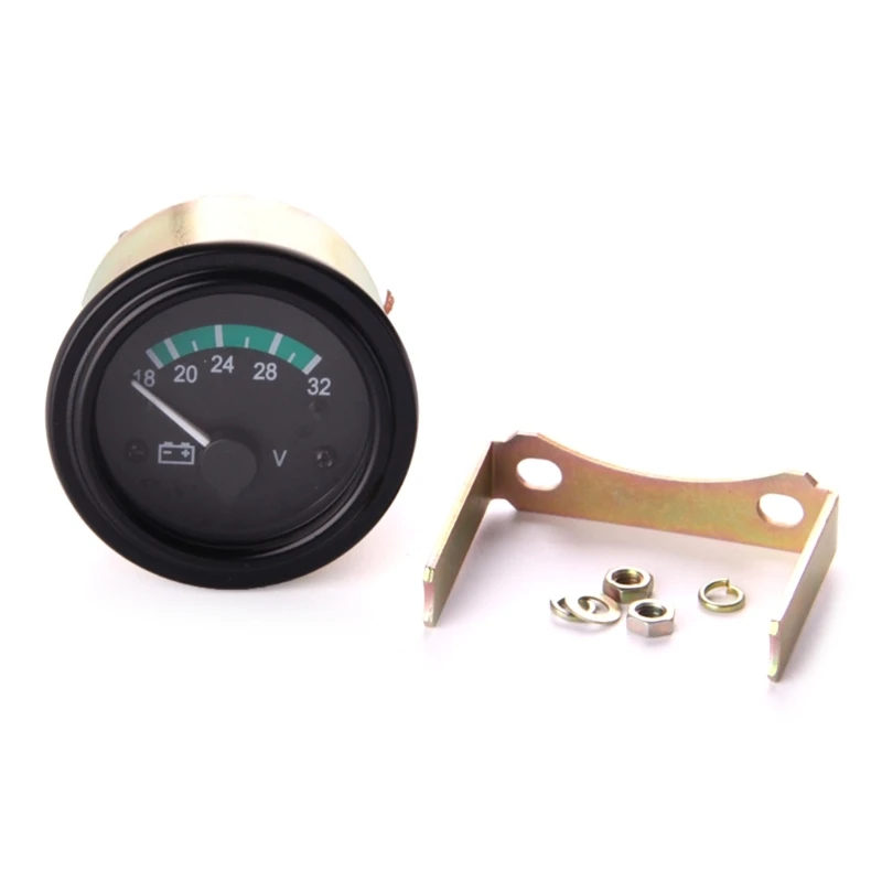 Versatile 12V Car Voltmeter Metal Voltages Display Device High Precisions Voltages Meter Compact Car Voltmeter Easy Carry