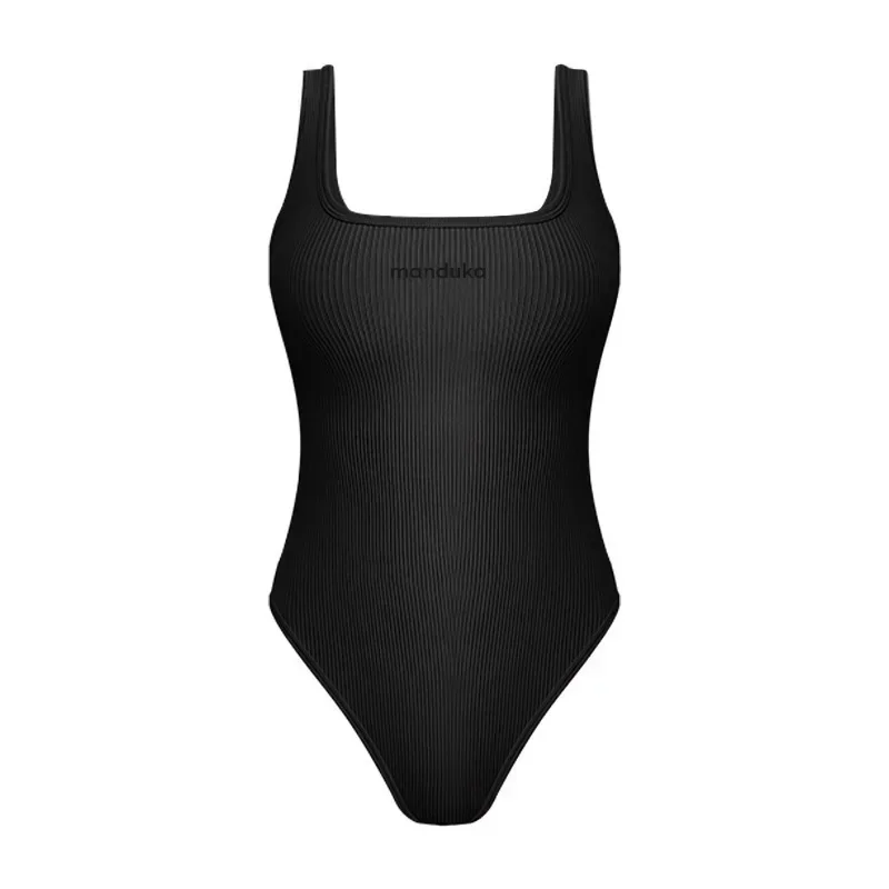 Ribbed Abdominal Jumpsuit, Daily Shaping Suit, Light Control Compression Abdominal Open-crotch Shaping Suit