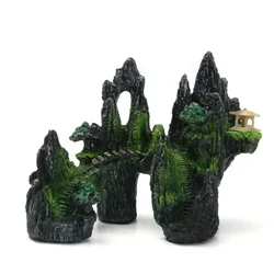 Aquarium Decor Rockery Mountain View Rock Cave Stone Tree Fish Tank Ornament Decoration aquarium accessories