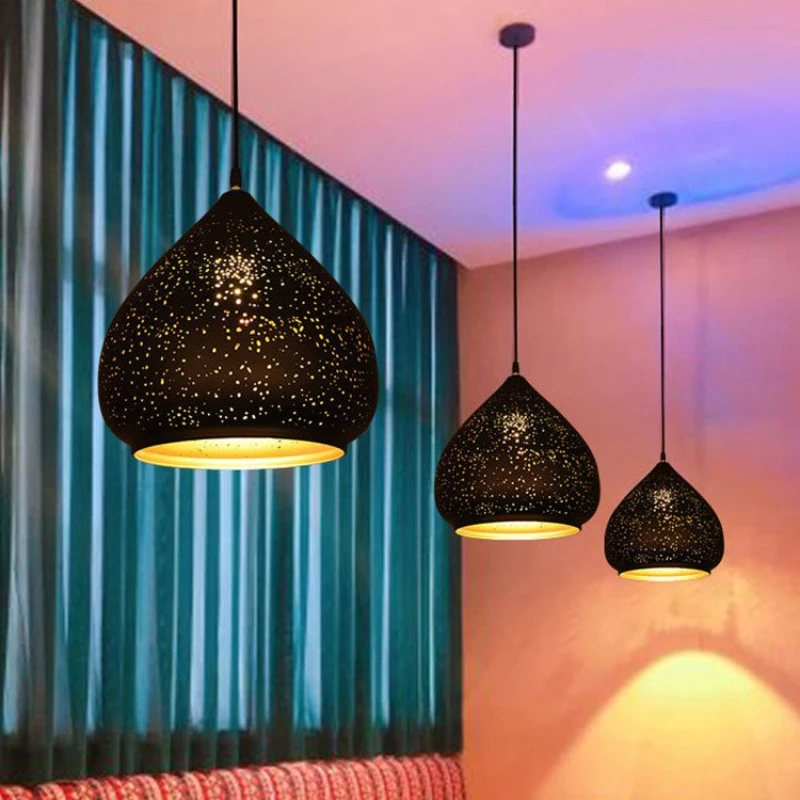 Southeast Asia Court Style Chandeliers Nordic Modern Restaurant Homestay Design Decoration Pendant Lamp Home Lighting LED Light