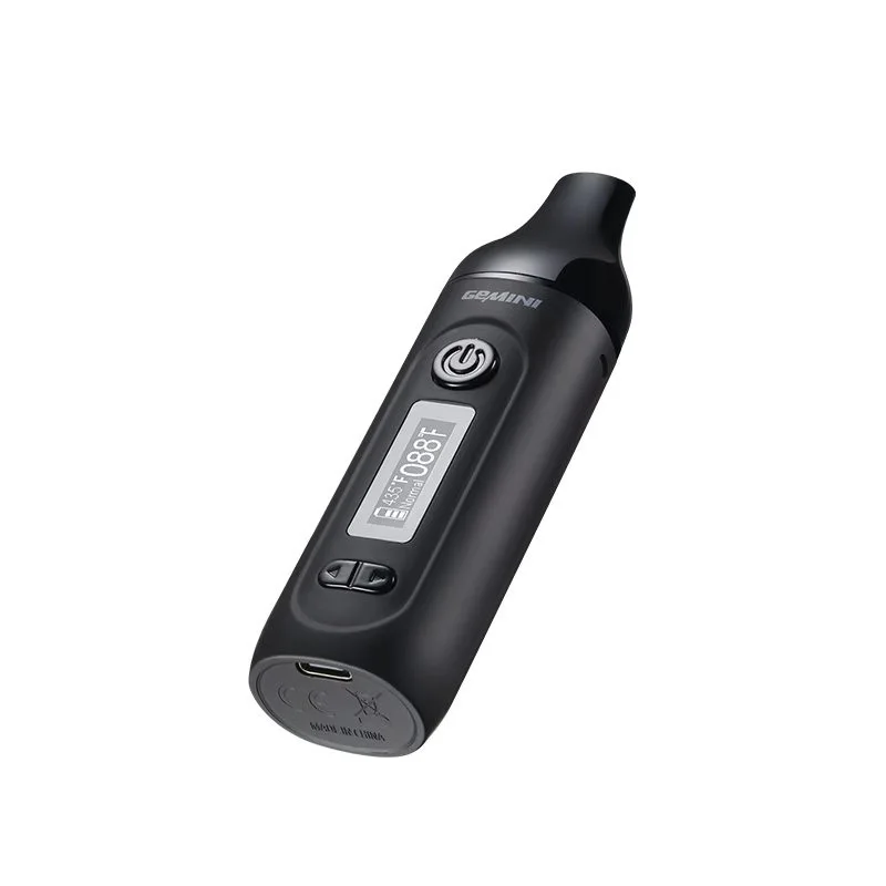 2025 Anix Gemini Pro Vaporizador de ervas secas com novo sistema de resfriamento de fluxo de ar e câmara de aquecimento de forno inoxidável Kit de caneta Vape de ervas