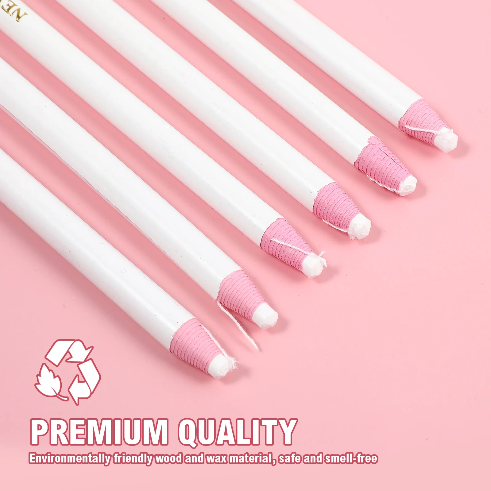

12 Pieces Roll Paper Crayons Marker Fabric Erasable Pens Sewing Pencil Heat Marking Wax Multi Purpose Supplies