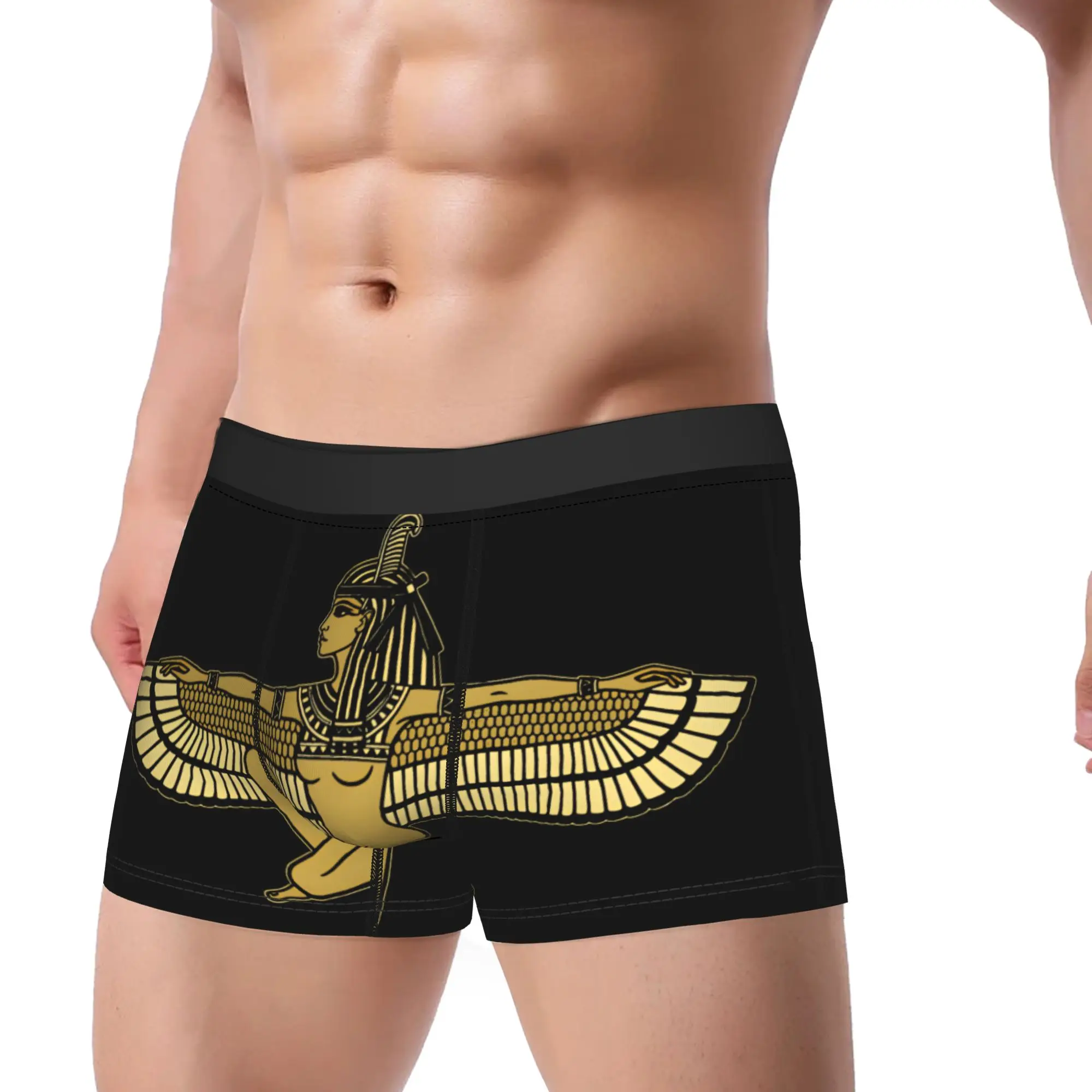 Maat Egyptian God Egypt Underwear  Man Shorts Briefs Breathable Trunk Hot Sale Custom Plus Size Panties