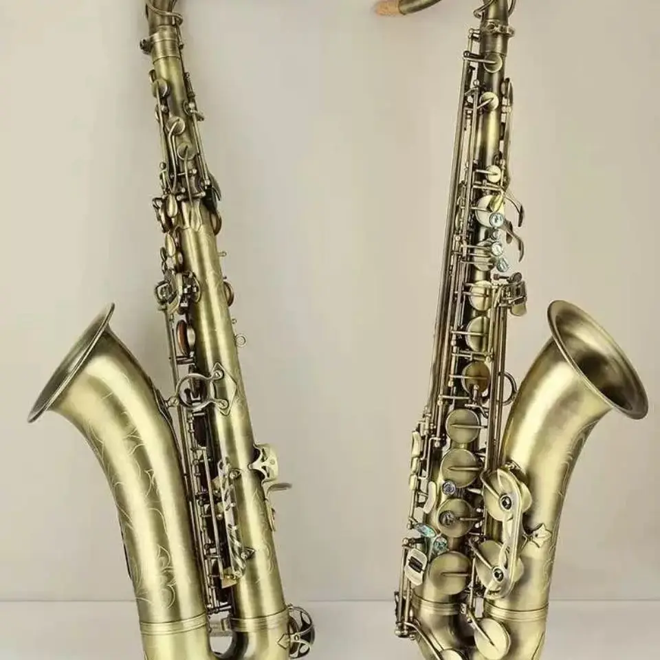 Customized version of Western wind instrument manufacturer's B-down Salma tenor saxophone promotion