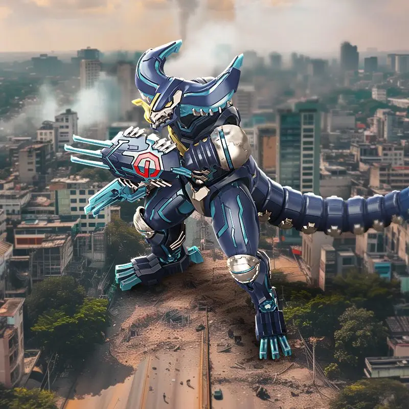 Keeppley King Joe Ultraman Monster Blocos de construção Figura de brinquedo presente