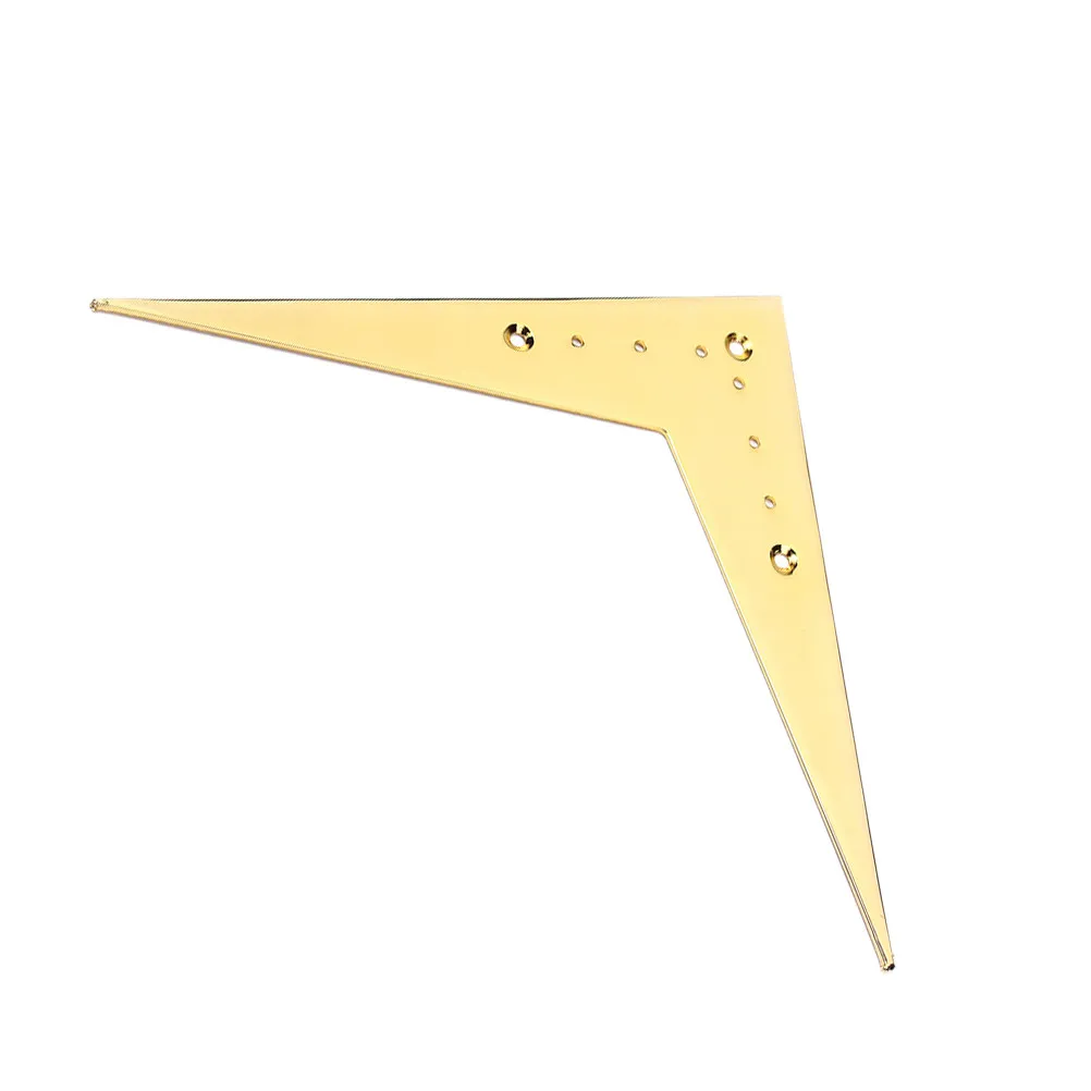 V-Shape Guitar Bridge Tailpiece for 6-String Electric Guitars Premium Replacement Part Solid Construction Convenient