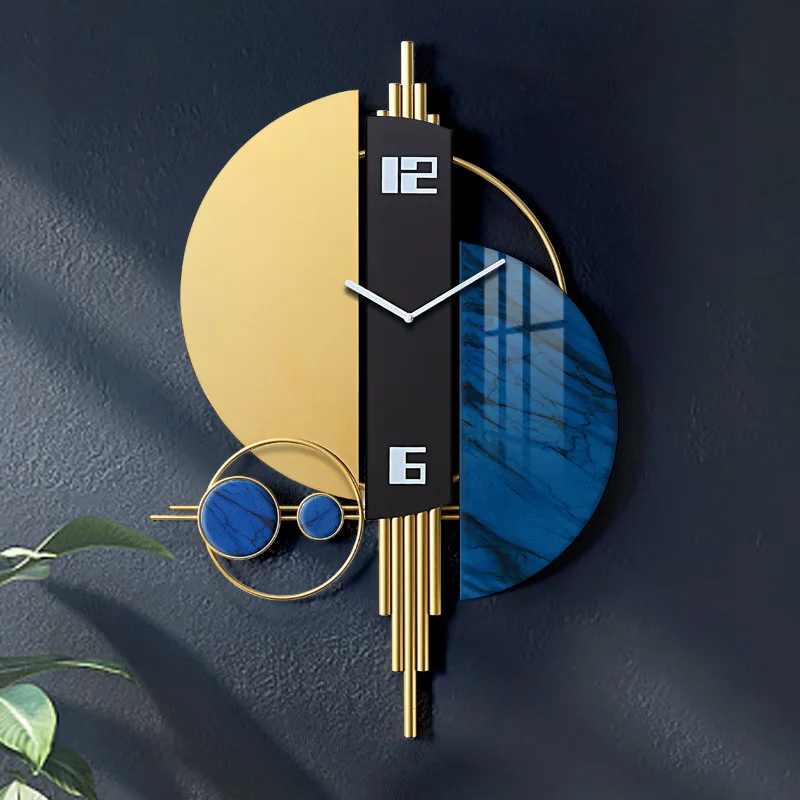 

Decorative wall clock, living room, home, fashionable, creative, decorative art, personalized wall hanging, silent, modern and m