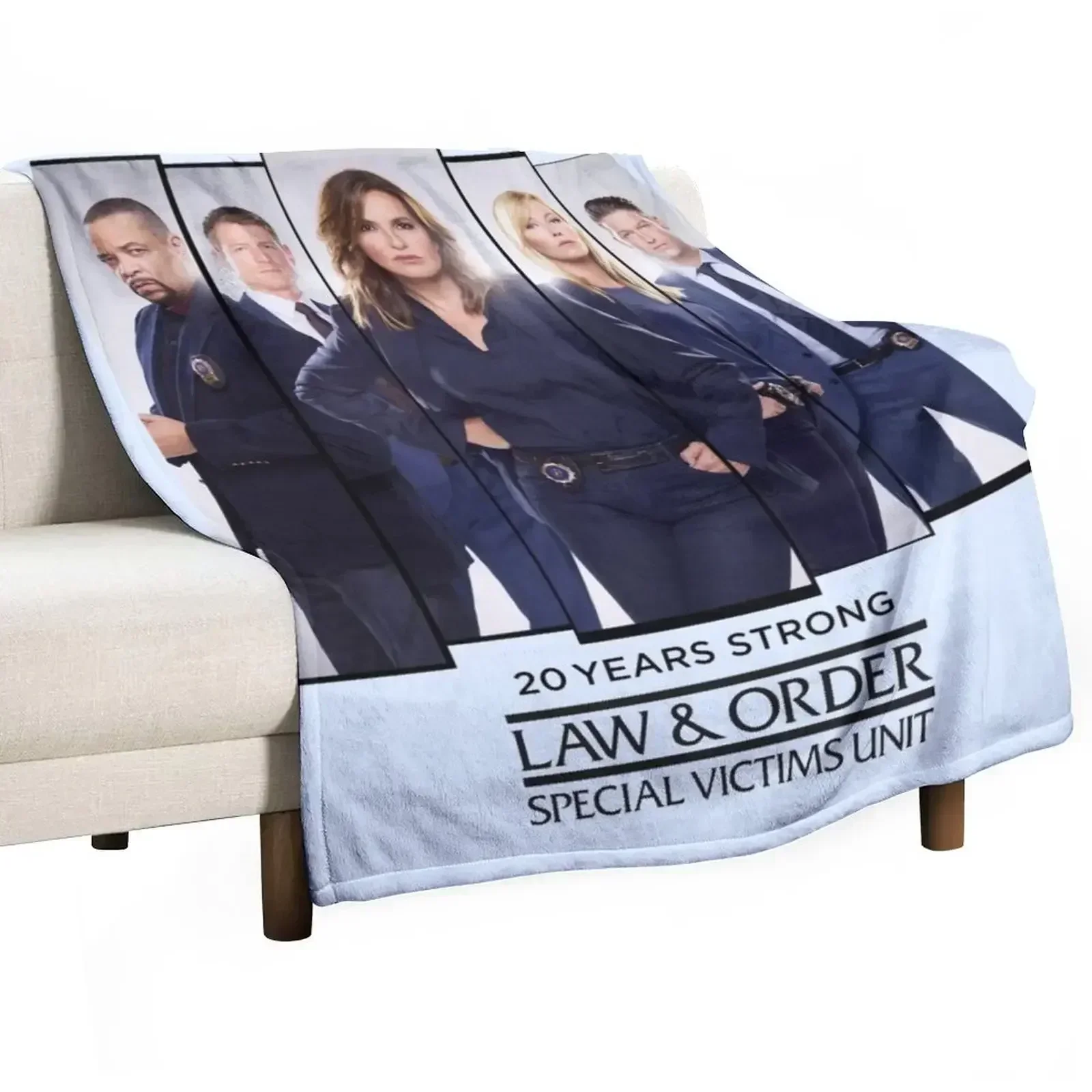 

20 Years Strong - Law & Order SVU Throw Blanket Bed linens Bed Fashionable blankets ands Blankets