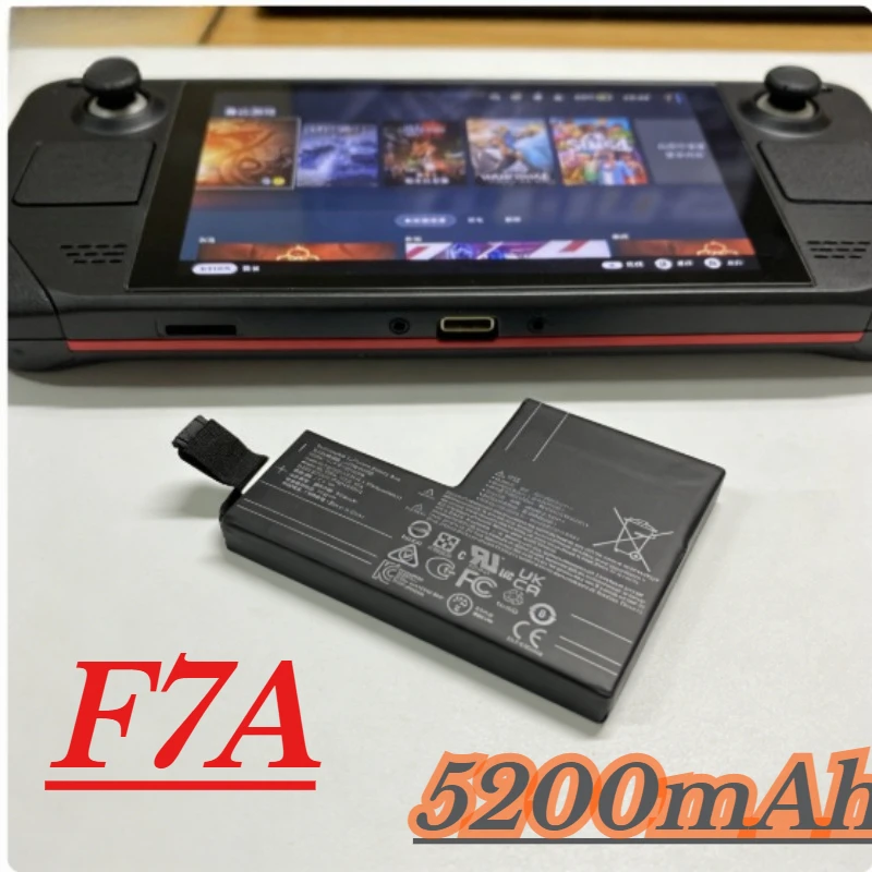 

Подходит для портативной игровой консоли STEAM DECK OLED, аккумулятор F7A емкостью 5200 мАч