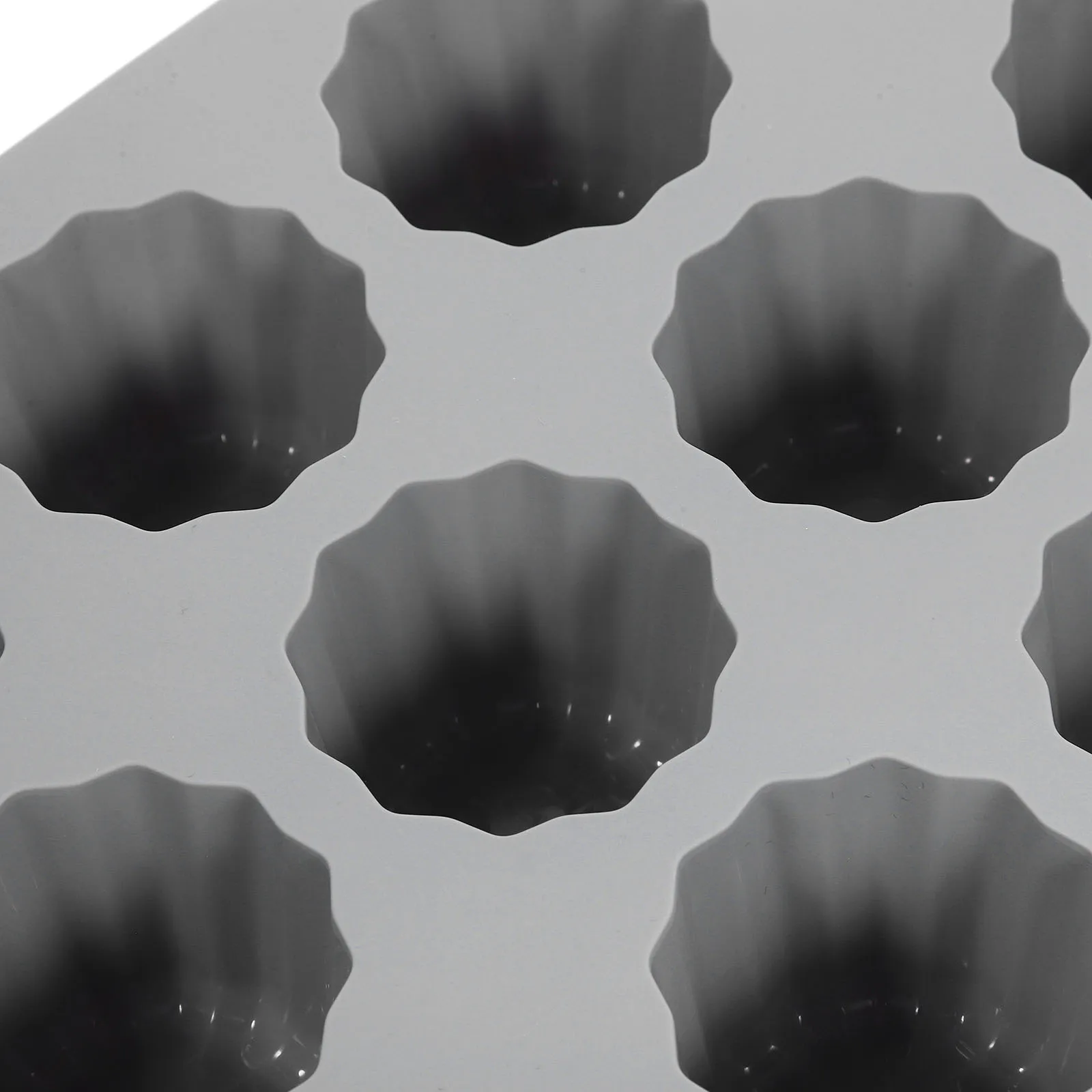 

Soft Silicone Reusable Muffin Cups Nonstick Pan Mini Cupcakes Mousse Cakes Lace Design Dishwasher Safe Easy Clean Muffin Baking