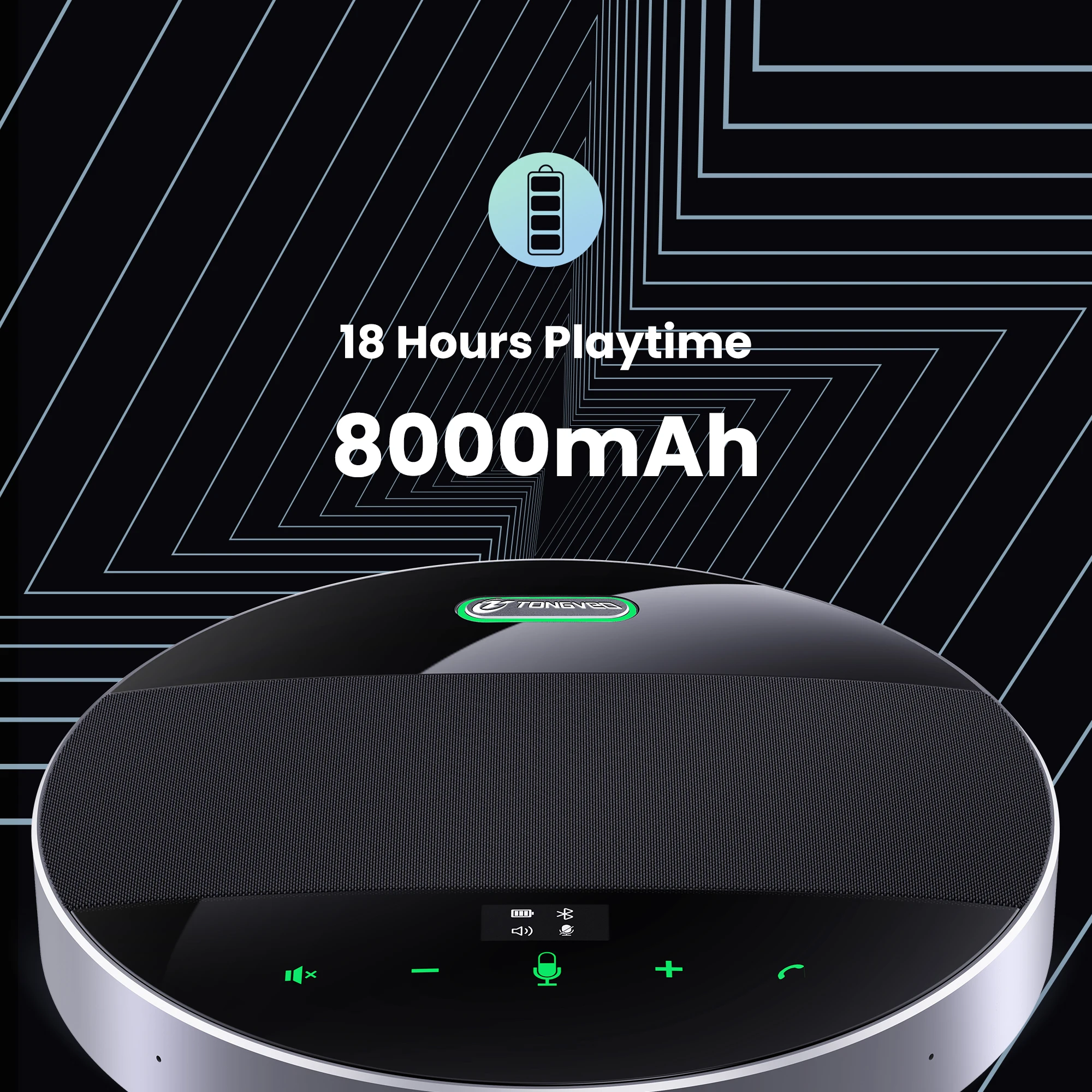 Daisy Chain 12m Pick up Blue Tooth/USB/Wireless Omni-directional 360° Pick up Conference Speakerphone for Meeting Rooms