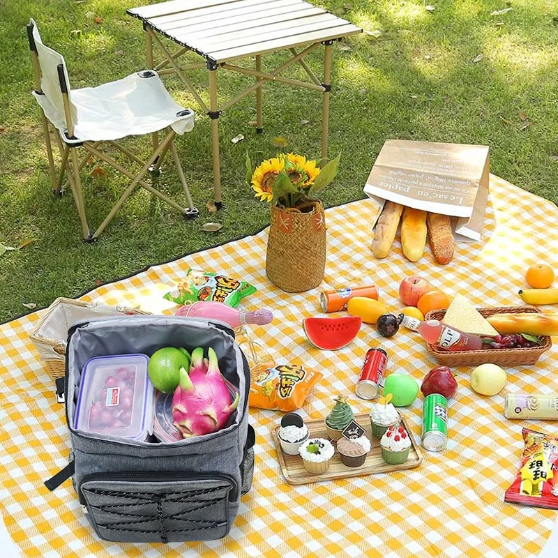 Suitable Picnic Cooler Backpack Thicken Waterproof Large Thermal Bag Refrigerator Fresh Keeping Thermal Insulated Bag