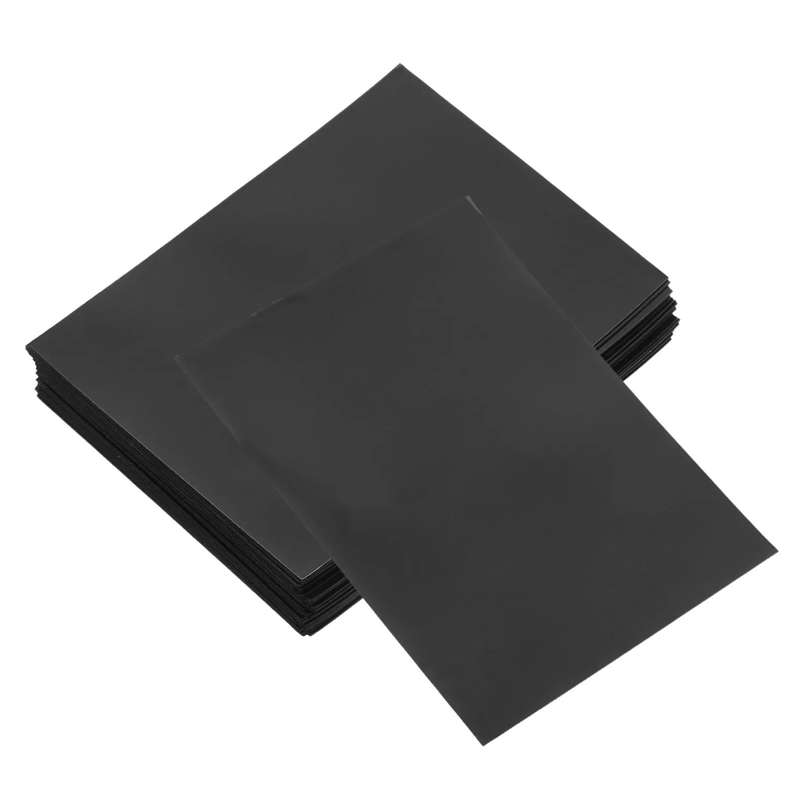 50Pcs Frosted Solid Color Card Sleeves Thick Hard Plastic Card Protectors Matte Finish for Playing Cards Sports Cards Storage