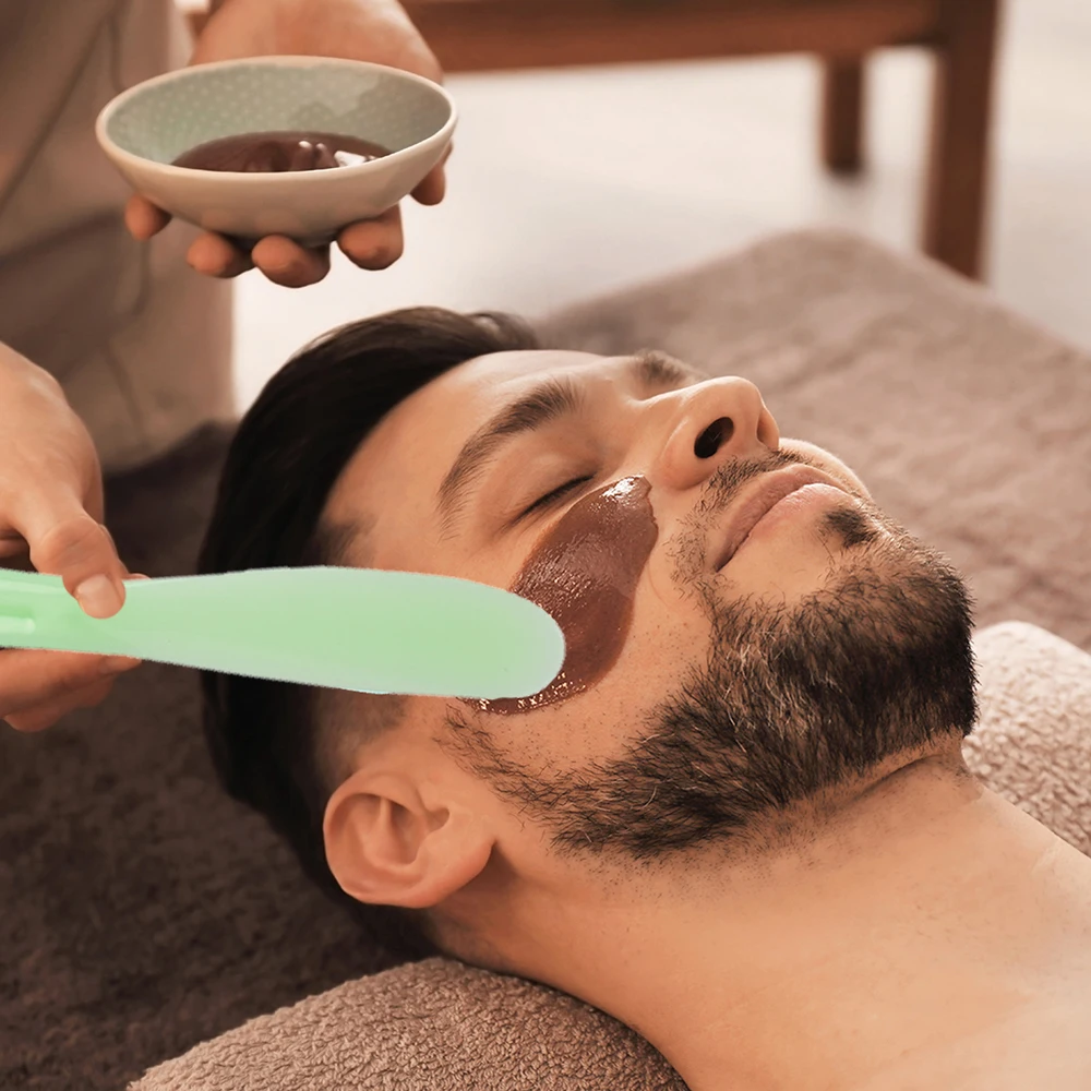 قناع تجميل الوجه ملاعق تجميل مغرفة DIY قناع أداة كريم عين عصا ملعقة مستحضرات التجميل قناع سيليكون عصا قناع ملعقة خلط