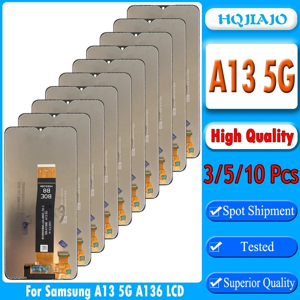 استبدال شاشة LCD لجهاز Samsung A13 5G بمواصفات عالية: دليل شامل لاختيار A136B LCD