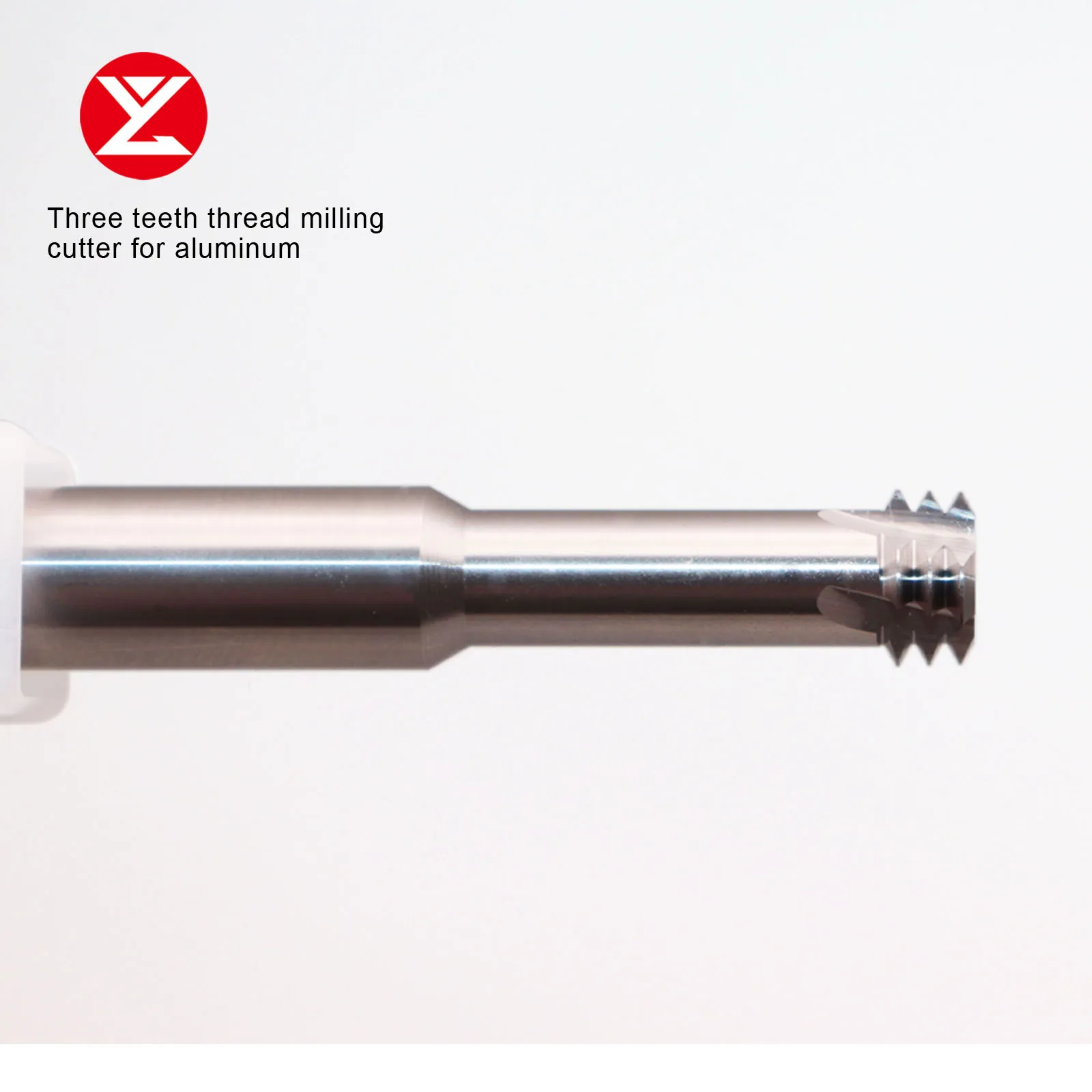 CNC التنغستن الصلب ثلاثة موضوع قاطعة المطحنة ل الألومنيوم غير المصقول M1 M1.2 M1.4 M1.6 M2 M2.5 M3 M8 M10 M12 قاطعة المطحنة