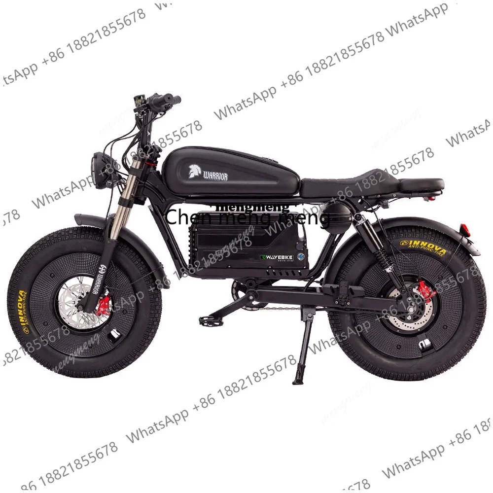 

A61 Fashion White Himoto E Bike 3000W 60V 45Ah Lithium Battery Adjustable Suspension Front Fork City Commuting Fat Tire Electri