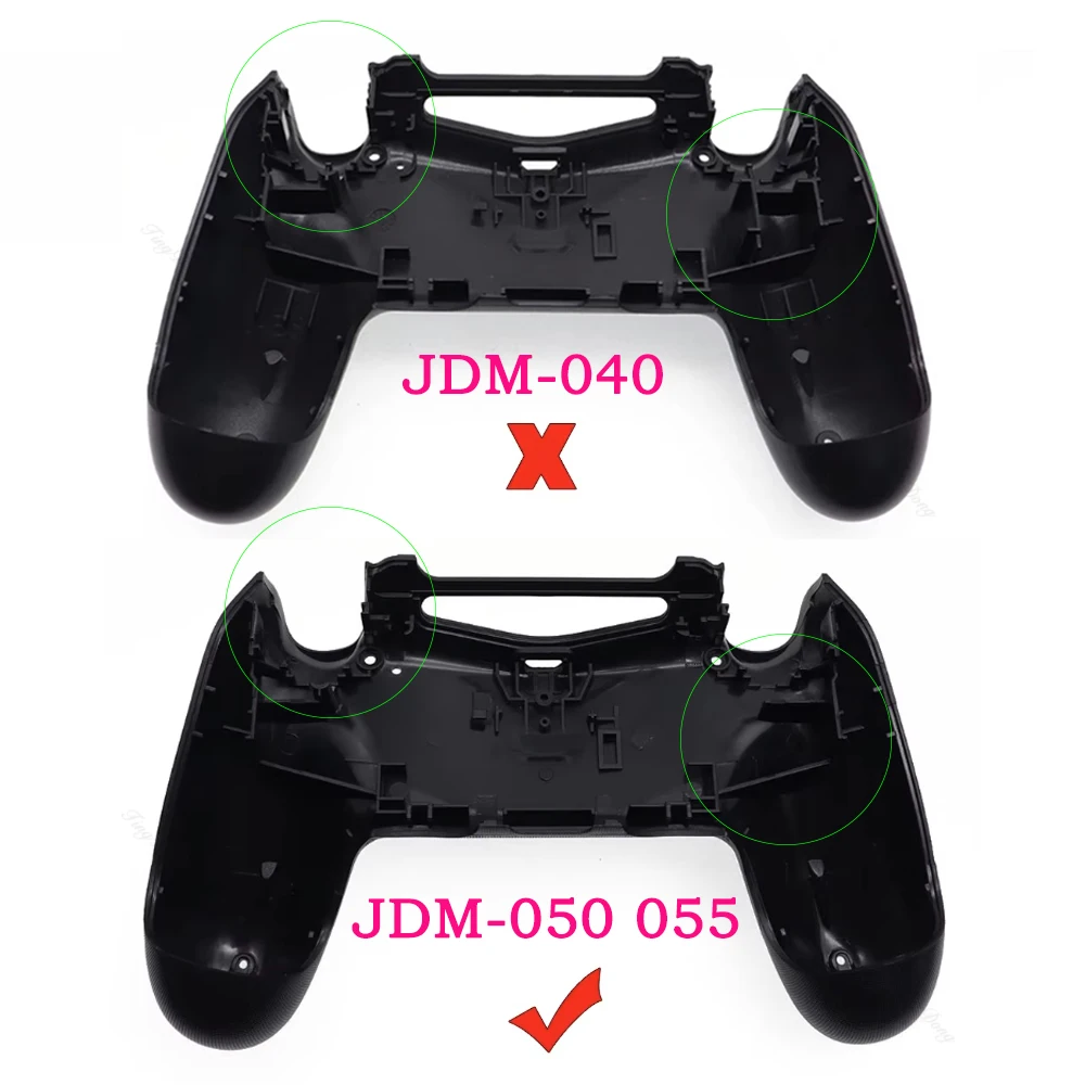 1Set  Replacement Back Housing Shell Cover For PS4 5.0 JDM-050 055 CUH-ZCT2 Controller with Screws Phillips Screwdriver - view 2