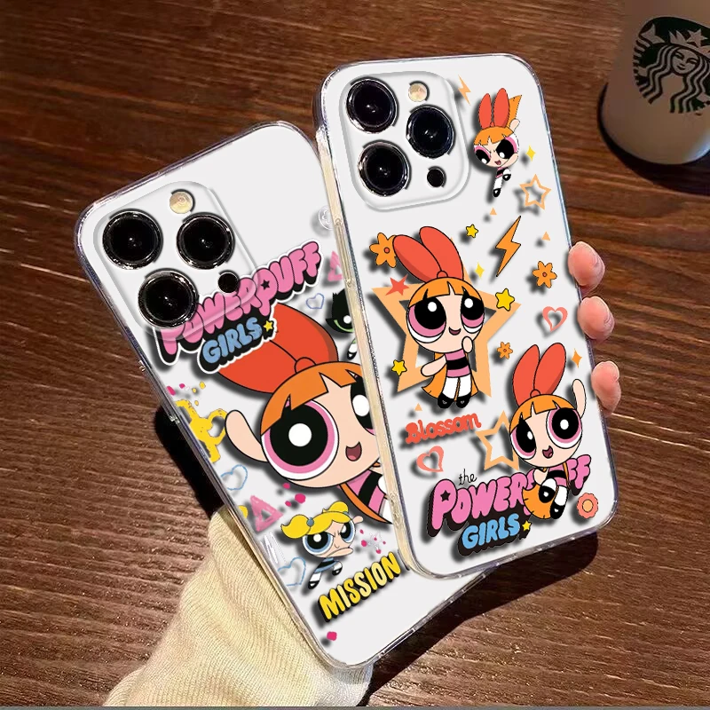 The Powerpuff Girls cute Soft Case for Moto G4 Plus G41 G5 Plus G50 G51 G5S G6 Play G60 G7 Power G71 G5 G9