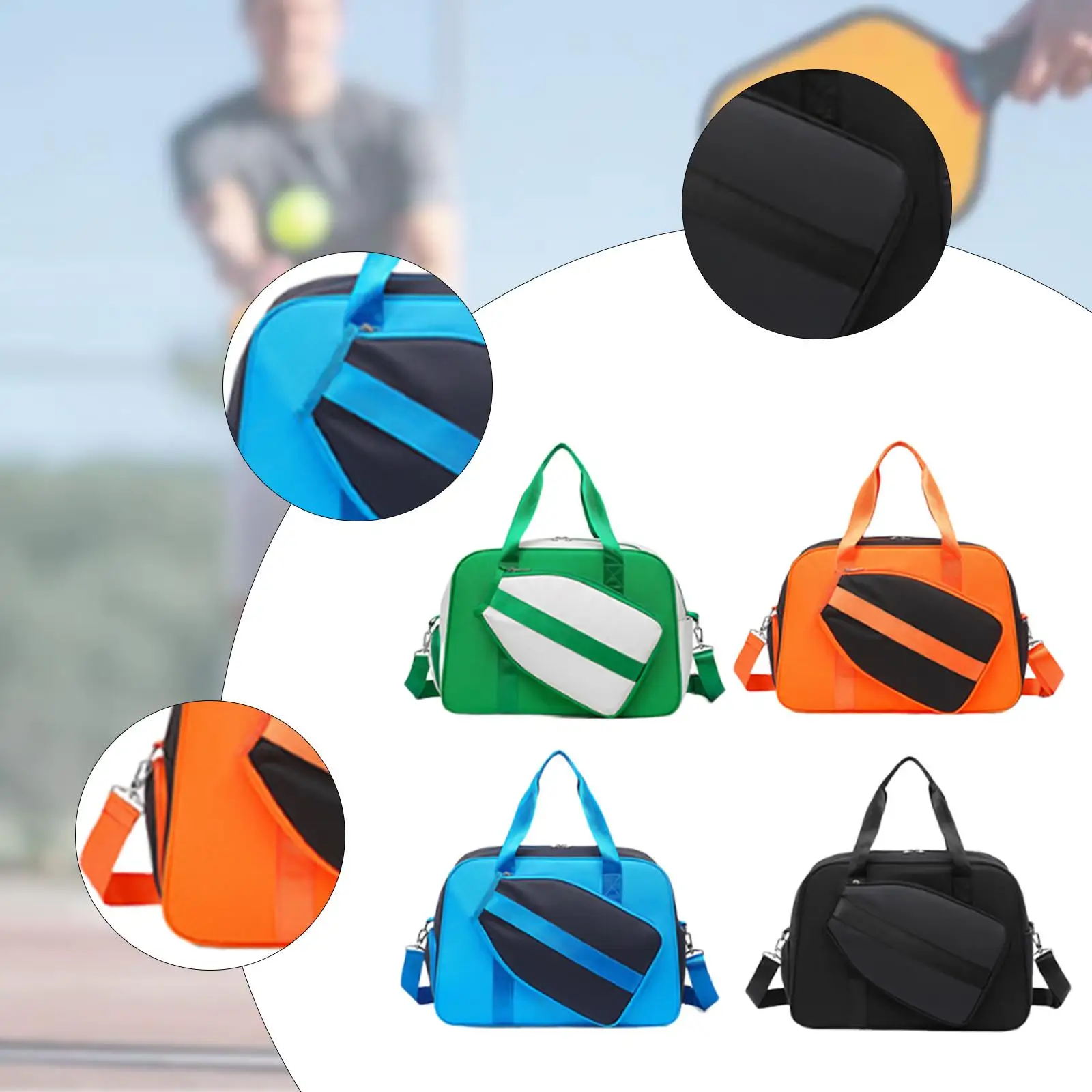 

Сумка Pickleball для мужчин и женщин, легкая сумка для ракеток с плечевым ремнем