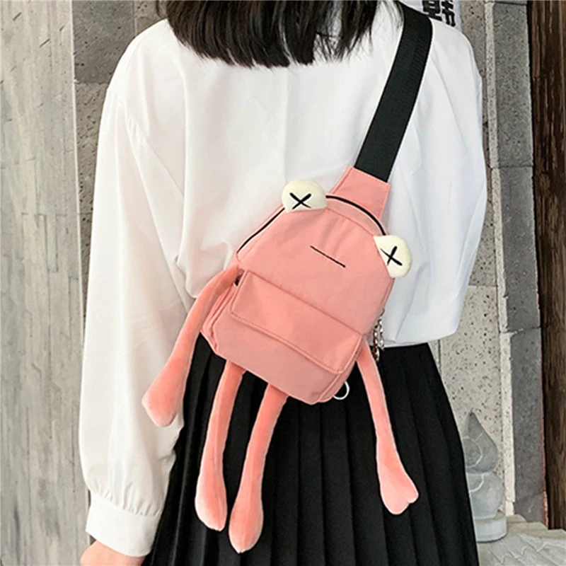 Girl Bag Tide Cartoon Cute Frog Crossbody Bags Casual Messenger Bag Chest Unisex Shoulder Women Wholesale Bolsa