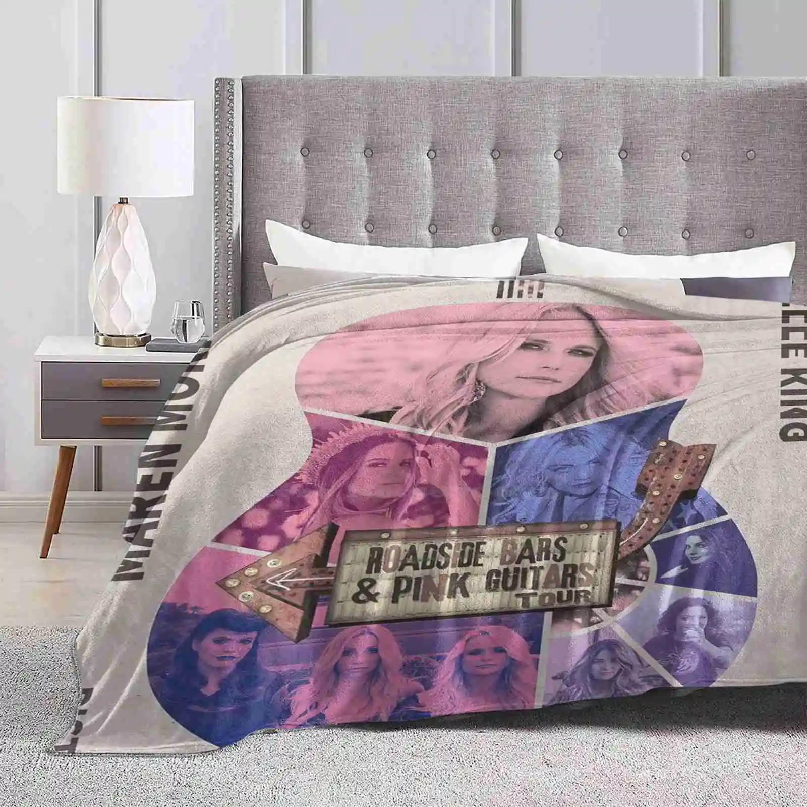 New Miranda Guitar Tour 2019 Four Seasons Comfortable Warm Soft Throw Blanket Live North America World Lambert Roadside Bar